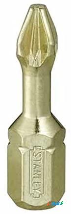 Punta Stanley 1/4" torsión extra dura 25mmx6