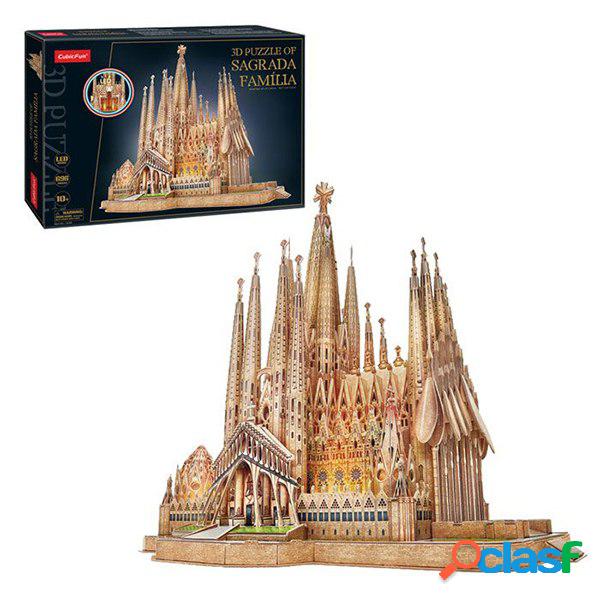 Puzzle 3D Sagrada Familia con Leds