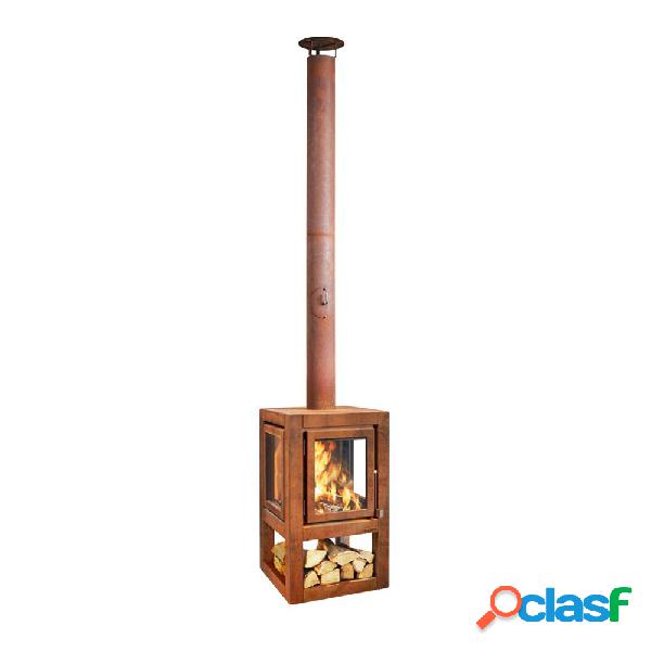 Quaruba XL Mobile chimenea de jardín