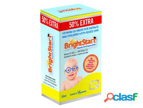 Quest Vitamins Bright Start Vitamin D3 Drops + DHA 30ml