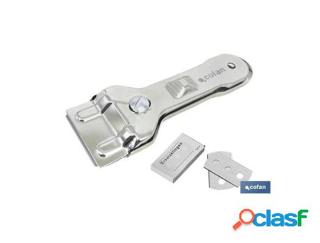 Rasqueta de vitrocerámica inox. modelo sena 13,5x4,5 cm