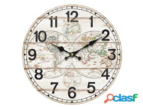 Reloj Blanco de MDF 34*4*34cm