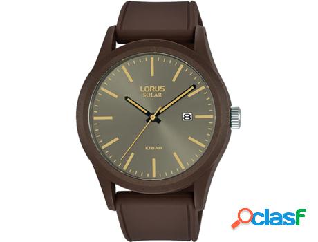 Reloj LORUS Hombre (Silicona - Marrón)