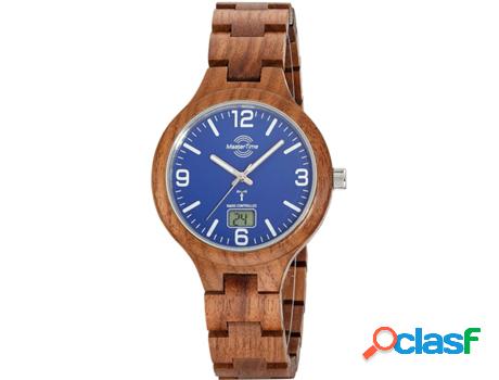 Reloj MASTER TIME Hombre (Madera - Marrón)