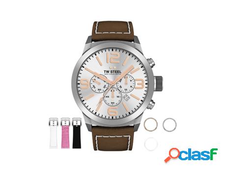 Reloj TW-STEEL Hombre (Silicona - Marrón)