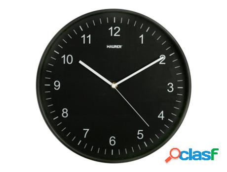 Reloj de pared ø 30 cm. color negro