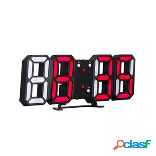 Reloj digital LED 3D Reloj de mesa electrónico Reloj