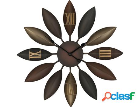Relojes de Pared Beinwil (Marrón - Hierro -6x55x55 cm)