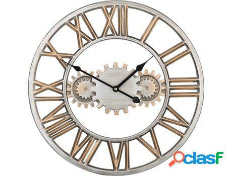 Relojes de Pared Seon (Plateado - Hierro -2x46x46 cm)