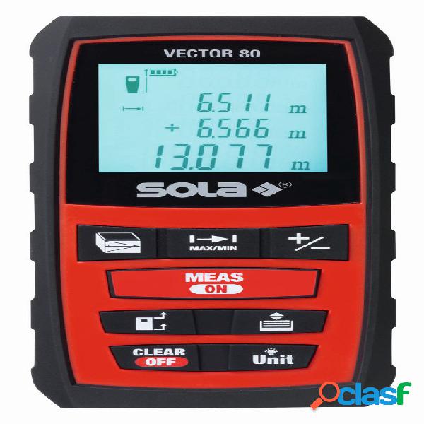 SOLA VECTOR80 - Medidor láser con alcance hasta 80 m