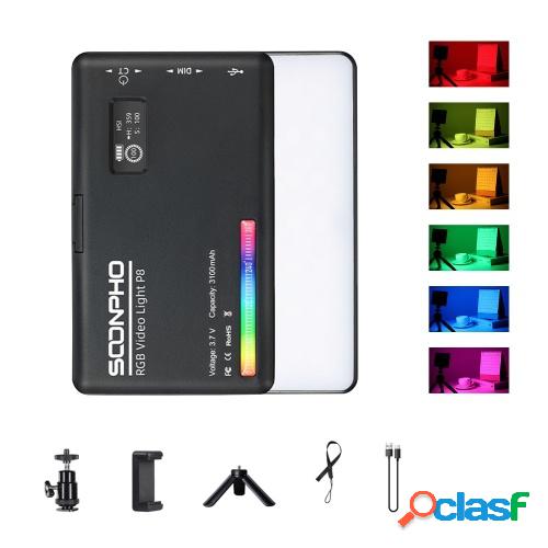 SOOPHO P10 RGB Panel de luces LED Luz de relleno de video