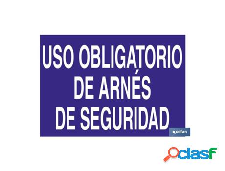 Señal poliestireno 297x210mm cartel uso obligatorio de