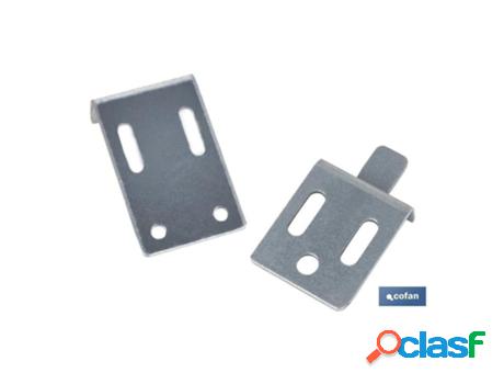 Set colgador escuadra 30 mm caja 40 unid.