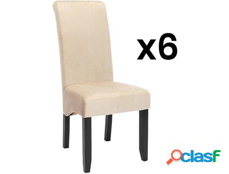 Silla VENTA-UNICA Delina (Beis - Tejido - 104 x 48 x 66 cm -