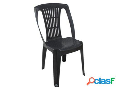 Silla resina monobloc stella sin brazos stella antracita