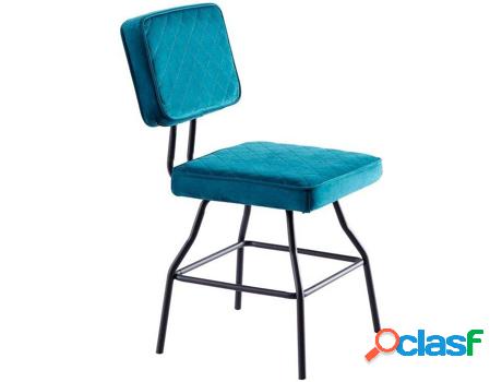 Sillas ABECEDARIO Velvet verde (Tejido - 44 x 93 x 46 cm)