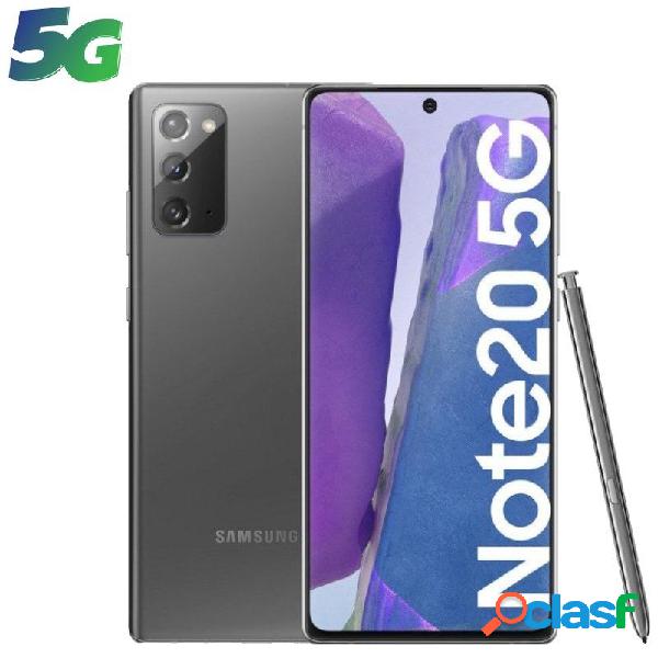 Smartphone samsung galaxy note 20 8gb/ 256gb/ 6.7'/ 5g/ gris