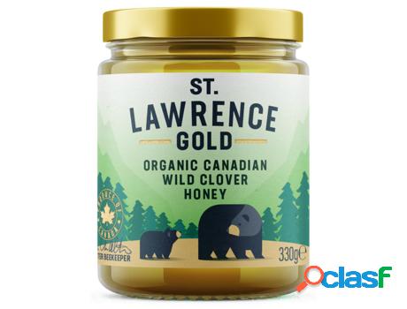 St Lawrence Gold Organic Canadian Wild Clover Honey 330g