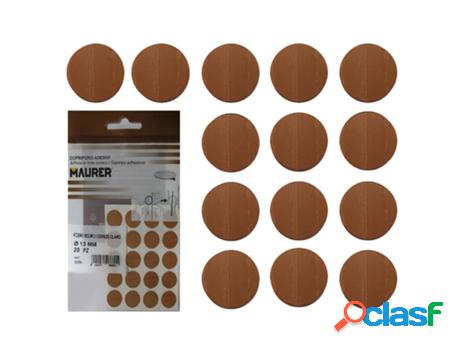 Tapatornillos adhesivos cerezo claro (blister 20 unidades)
