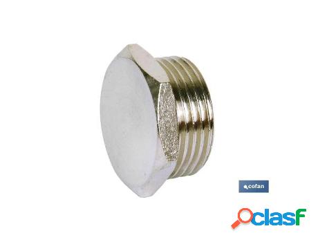 Tapon hex. rosca macho m-5 caja 5 unid.