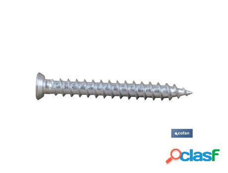 Tornillo hormigón plana torx 7,5x100 caja 100 unid.