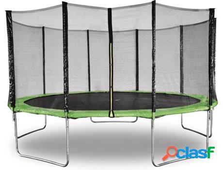Trampolín HABITAT ET JARDIN "Yoopi" (4,60 m - Verde)