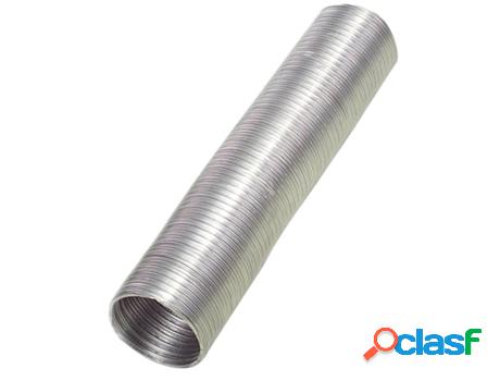 Tubo aluminio compacto gris ø 120 mm. / 5 metros
