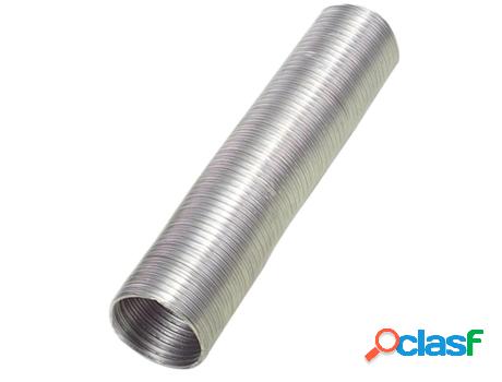 Tubo aluminio compacto gris ø 150 mm. / 5 metros