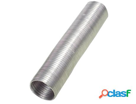 Tubo aluminio compacto gris ø 200 mm. / 5 metros