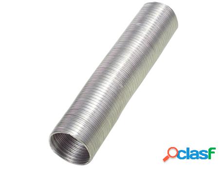 Tubo aluminio compacto gris ø 250 mm. / 5 metros