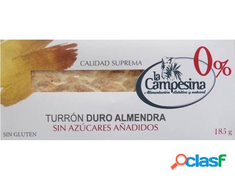 Turrón de Almendra Duro Sin Gluten y Sin Azúcar LA