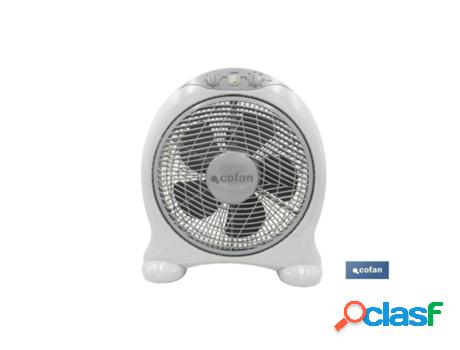 Ventilador con temporizador modelo cierzo 50 w beis claro