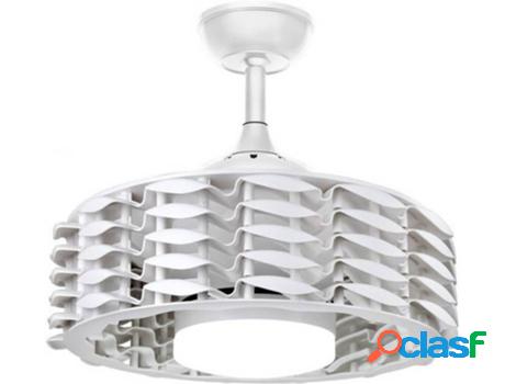 Ventilador de Techo CRISTALRECORD Alum Blanco (28 W -