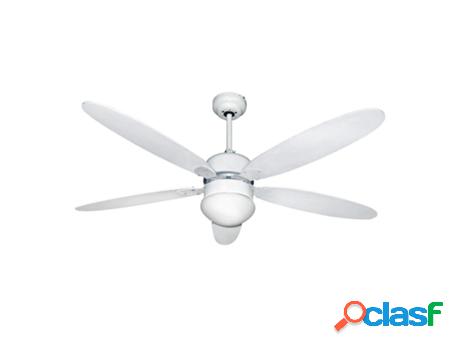 Ventilador techo ø 124 cm. 70 watt. con luz y mando a