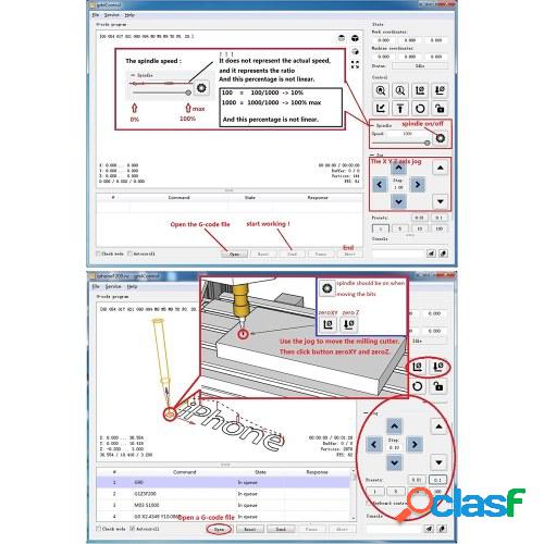Versión de actualización CNC 30 * 18 PRO GRBL Control DIY
