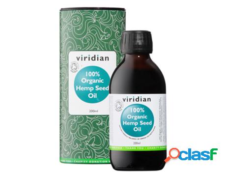 Viridian 100% Organic Hemp Seed Oil 200ml