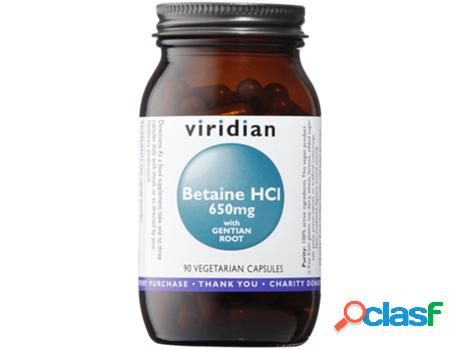 Viridian Betaine HCL with Gentian Root 650mg 90&apos;s
