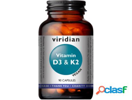Viridian Vitamin D3 & K2 90&apos;s