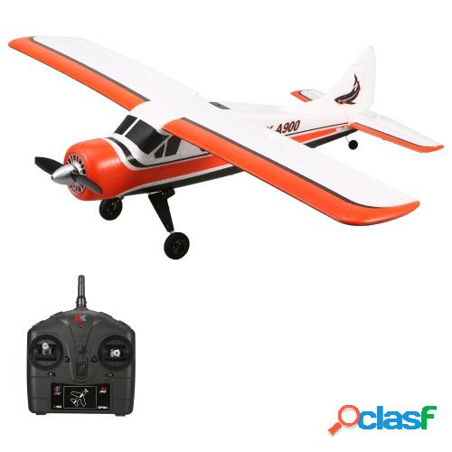 Wltoys XKS A900 2.4Ghz 4 canales RC Avión de combate con