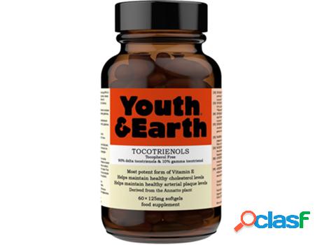 Youth & Earth Tocotrienols Tocopherol Free 60&apos;s