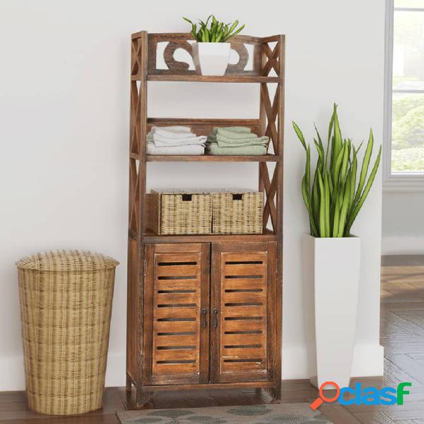 vidaXL 242690 Bathroom Cabinet ''Albuquerque'' Wood Brown