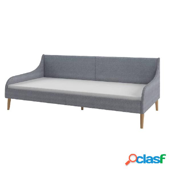 vidaXL Estructura de sofá cama de tela gris claro