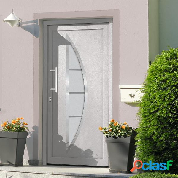 vidaXL Puerta de entrada blanca 98x190 cm