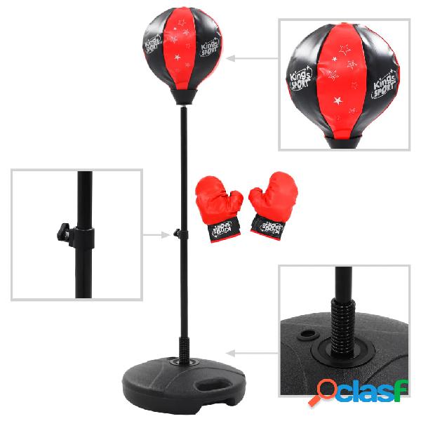 vidaXL Punching ball de boxeo para niños 87-120 cm