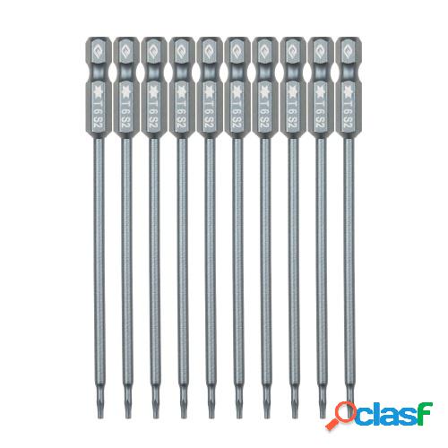 10-Piece Security Torx Bit Set 1/4-inch Drive Tamper Proof