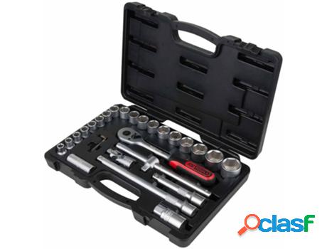 418245 KS Tools CLASSIC 28 Piece Ratchet Spanner and Socket