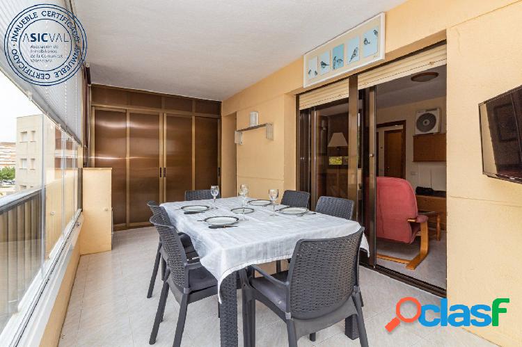 APARTAMENTO EN SEGUNDA LÍNEA DE PLAYA CON AMPLIA TERRAZA Y