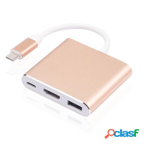 Adaptador multipuerto USB3.1 tipo C USB3.1 tipo C a interfaz