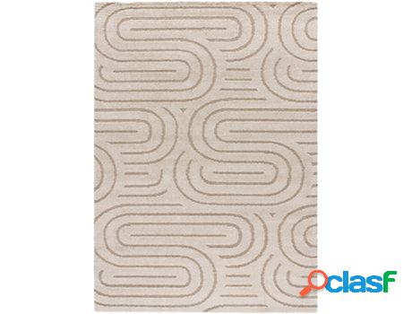 Alfombra de estilo nórdico ATTICGO (Snowy - Blanco - 80x150