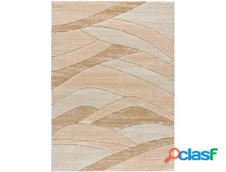 Alfombra geométrica con relieve ATTICGO (Serene - Beig -